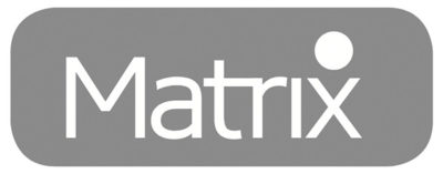 logo matrix cinza