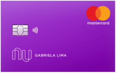 Cartão roxo nubank